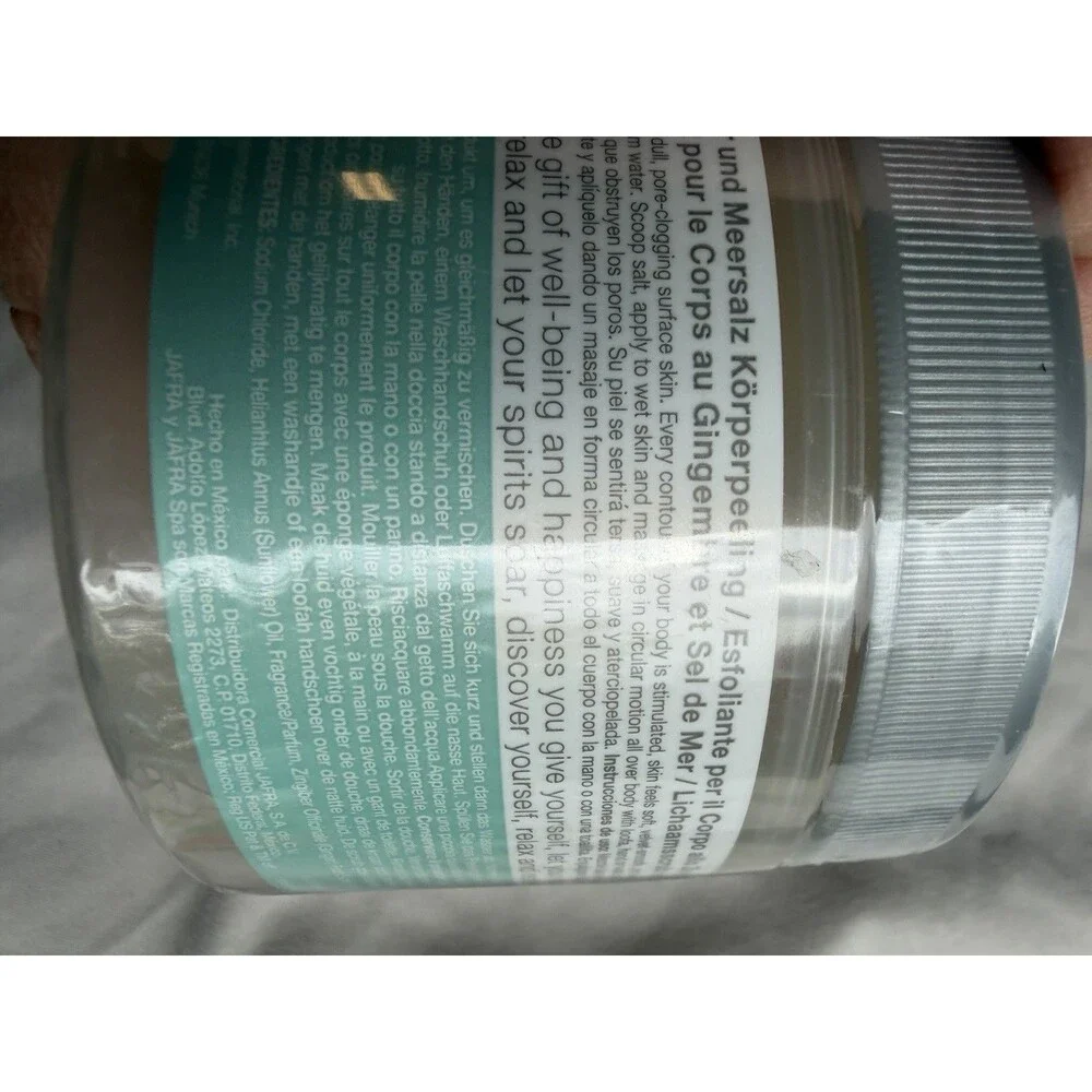 Jafra Spa Ginger And Sea Salt Body Rub 10.58 oz. New SEALED - Picture 14 of 16